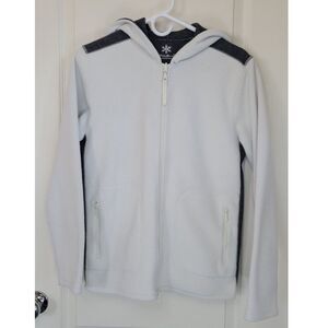 Eddie Bauer White Fleece Jacket